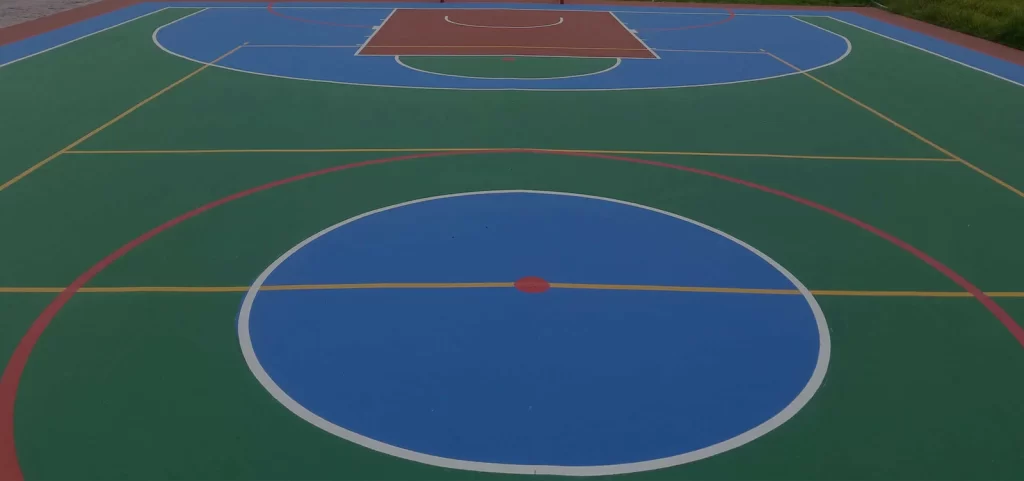 Aplicación Pintura de canchas o multicarpetas